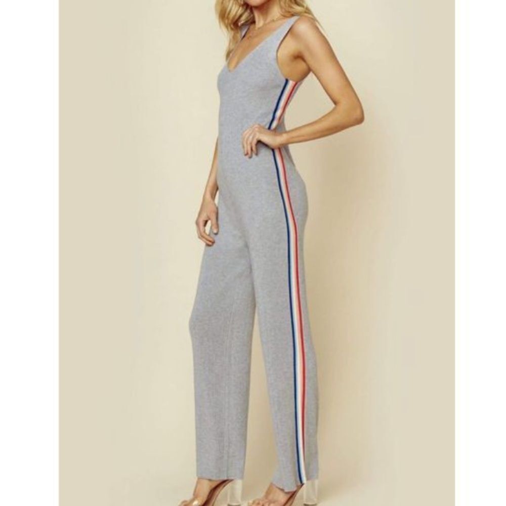 NWT Spiritual Gangster Sleeveless Stripe Jumpsuit